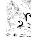 Pink Ink Designs A5 Clear Stamp Set - Whale