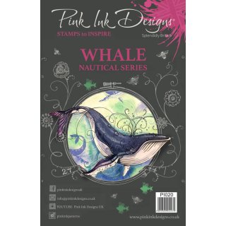 Pink Ink Designs A5 Clear Stamp Set - Whale