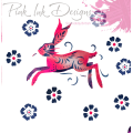 Pink Ink Designs A5 Layered Stencils 2pk - Love is in the Hare