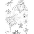 Pink Ink Designs A5 Clear Stamp Set - Thistlehogs