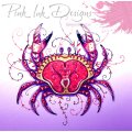 Pink Ink Designs A5 Clear Stamp Set - Holy Crab