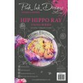 Pink Ink Designs A5 Clear Stamp Set - Hip Hippo Ray