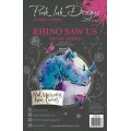 Pink Ink Designs A5 Clear Stamp Set - Rhino Saw Us