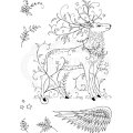 Pink Ink Designs A5 Clear Stamp Set - Stag