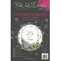 Pink Ink Designs A5 Clear Stamp Set - Frames Series - Cottage Garden