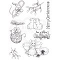 Pink Ink Designs A5 Clear Stamp Set - Merry Christ-Mouse