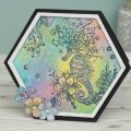 Pink Ink Designs A5 Clear Stamp Set - Seahorse Swirls