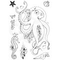 Pink Ink Designs A5 Clear Stamp Set - Octopus "Pinky Inky"