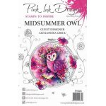 Pink Ink Designs A5 Clear Stamp Set - Midsummer Owl