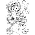 Pink Ink Designs A5 Clear Stamp Set - Midsummer Owl