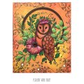 Pink Ink Designs A5 Clear Stamp Set - Midsummer Owl