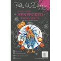 Pink Ink Designs A5 Clear Stamp Set - Henpecked