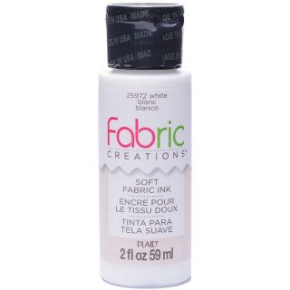 Fabric Creations Soft Fabric Ink - White