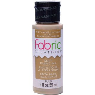 Fabric Creations Soft Fabric Ink - Metallic Pure Gold