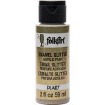 FolkArt Enamel Gloss Acrylic Paint - Glitter Gold