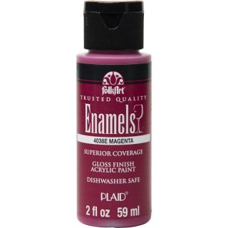 FolkArt Enamel Gloss Acrylic Paint - Magenta