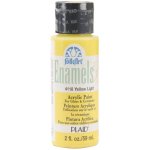 FolkArt Enamel Gloss Acrylic Paint - Yellow Light