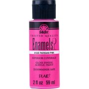 FolkArt Enamel Gloss Acrylic Paint - Parisian Pink