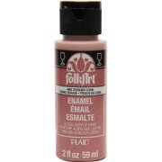 FolkArt Enamel Gloss Acrylic Paint - Crushed Coral