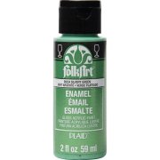 Folkart Enamel Gloss Acrylic Paint - Metallic Silvery Green