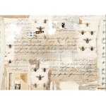 Prima Re-design Decor Rice Paper - Mysterious Notes