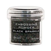 Ranger Embossing Powder - Black Sparkle