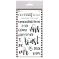 Ranger Letter It Clear Stamps - Wedding