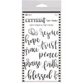 Ranger Letter It Clear Stamps - Rejoice