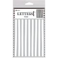 Ranger Letter It Stencil - Organic Stripes