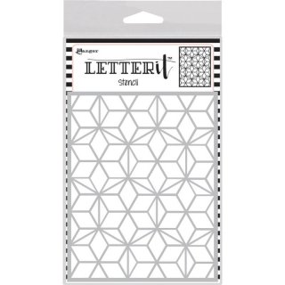 Ranger Letter It Stencil - Puzzled Mosaic