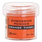 Ranger Embossing Powder - Orange Tinsel