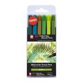 Sakura Koi Colouring Brush Pen Set of 6 - Botanical