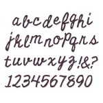 Sizzix Bigz XL Die - Alphabet Cutout Script - Tim Holtz