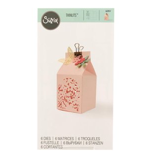 Sizzix Thinlits Die Set - Intricate Florals Favour Box