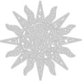 Sizzix Thinlits Die - Intricate Sun