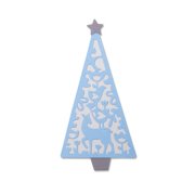 Sizzix Thinlits Die Set - Folk Christmas Tree