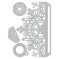 Sizzix Thinlits Die Set - Card Wrap Snowflake