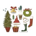 Sizzix Tim Holtz Thinlits Die Set - Festive Things