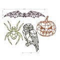 Sizzix Tim Holtz Thinlits Die Set - Geo Halloween