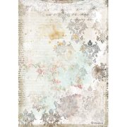 Stamperia Rice Paper A4 - Romantic Journal Texture With Lace