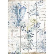 Stamperia Rice Paper A4 - Romantic Sea Dream Shells