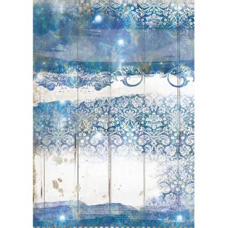 Stamperia Rice Paper A4 - Romantic Sea Dream Texture