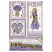 Stamperia Rice Paper A4 - Provence Frames