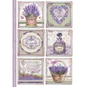 Stamperia Rice Paper A4 - Provence Cards