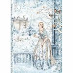 Stamperia Rice Paper A4 - Fairy In The Snow