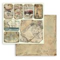 Stamperia 8x8 Mini Scrapbooking Pad - Around The World