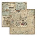 Stamperia 8x8 Mini Scrapbooking Pad - Around The World