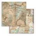 Stamperia 8x8 Mini Scrapbooking Pad - Around The World