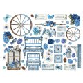 Stamperia Assorted Die Cuts - Blue Land