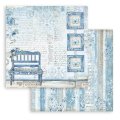 Stamperia 8x8 Mini Scrapbooking Pad - Blue Land